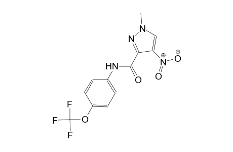 1-methyl-4-nitro-N-[4-(trifluoromethoxy)phenyl]-1H-pyrazole-3-carboxamide