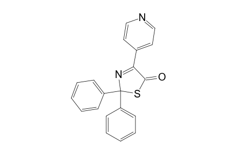 2,2-DIPHENYL-4-(PYRIDIN-4-YL)-1,3-THIAZOLE-5(2H)-ONE