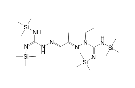 1-Methyl-2-ethylglycoxal-bis-guanylhydrazone tetra-TMS