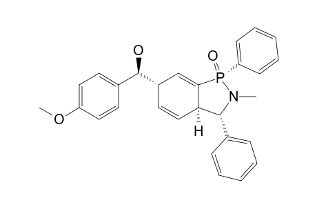 (1RS,3SR,3ARS,6RS,13SR)-2,3,3A,6-TETRAHYDRO-6-(1-HYDROXY-PARA-METHOXYPHENYMETHYL)-2-METHYL-1,3-DIPHENYLBENZO-[C]-[1,2]-AZAPHOSPHOLE-1-OXIDE