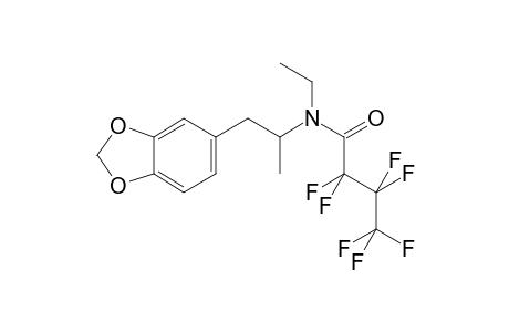 N-(1-(benzo[d][1,3]dioxol-5-yl)propan-2-yl)-N-ethyl-2,2,3,3,4,4,4-heptafluorobutanamide