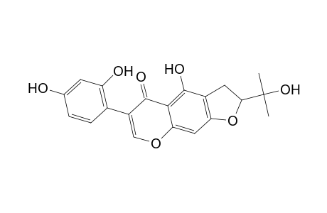 6-(2,4-Dihydroxyphenyl)-4-hydroxy-2-(1-hydroxy-1-methylethyl)-2,3-dihydro-5H-furo[3,2-g]chromen-5-one