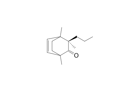 exo-3-Propyl-1,3,4-trimethylbicyclo[2.2.2]oct-5-en-2-one