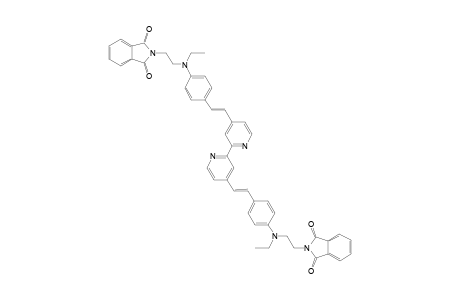 4,4'-BIS-[PARA-[(N-ETHYL-N-PHTHALIMIDE-ETHYL)-AMINOSTYRYL]-2,2'-BIPYRIDINE