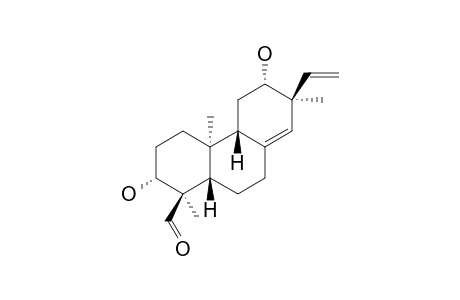 3.alpha.,12.alpha.-Dihydroxy-ent-8(14),15-isopimaradien-18-al