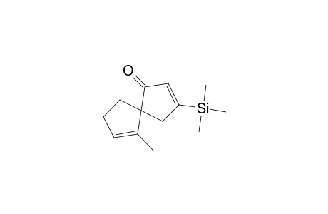 Spiro[4.4]nona-2,6-dien-1-one, 6-methyl-3-(trimethylsilyl)-