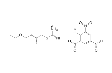 2-(4-ETHOXY-2-METHYL-2-BUTENYL)-2-THIOPSEUDOUREA, COMPOUND WITH PICRIC ACID