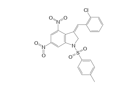 3H-Indole, 3-[(2-chlorophenyl)methylidene]-1,2-dihydro-1-[(4-methylphenyl)sulfonyl]-4,6-dinitro-