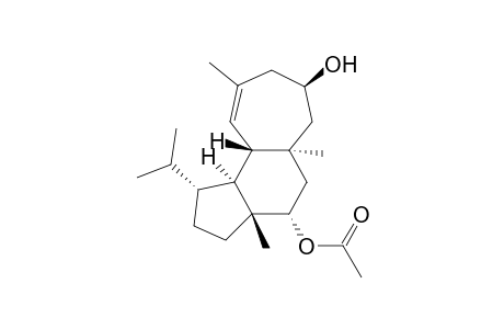 Cyclohept[e]indene-4,7-diol, 1,2,3,3a,4,5,5a,6,7,8,10a,10b-dodecahydro-3a,5a,9-trimethyl-1-(1-methylethyl)-, 4-acetate, [1S-(1.alpha.,3a.beta.,4.alpha.,5a.alpha.,7.beta.,10a.beta.,10b.alpha.)]-