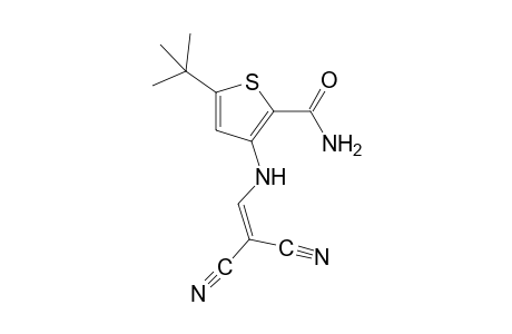 5-tert-butyl-3-[(2,2-dicyanovinyl)amino]-2-thiophenecarboxamide