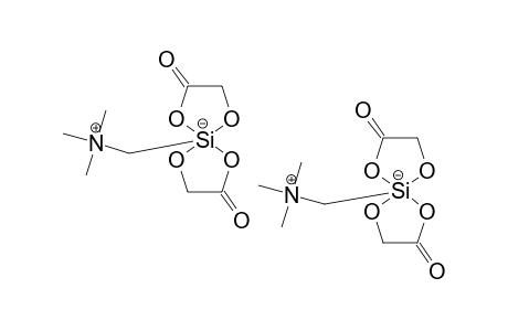 BIS-[GLYCOLATO-(2-)-O(1),O(2)]-[(TRIMETHYLAMMONIO)-METHYL]-SILICATE