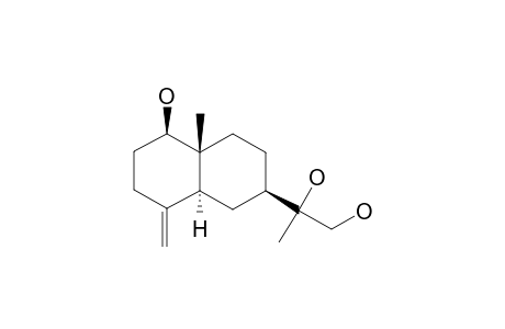 (1S,6S,9S,10R,11RS)-1,11,13-TRIHYDROXY-BETA-SELINENE