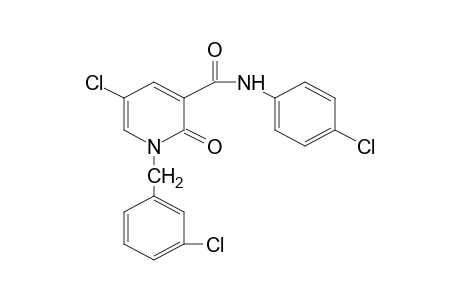 1-(m-CHLOROBENZYL)-4',5-DICHLORO-1,2-DIHYDRO-2-OXONICOTINANILIDE