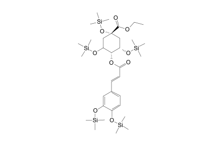 Pentatrimethylsilyl-4-O-caffeoyl-D-quinic acid ethyl ester