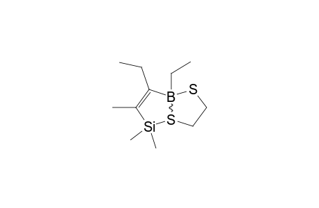 4,5-DIETHYL-2,2,3-TRIMETHYL-1-THIONIA-6-THIA-2-SILA-5-BORATABICYCLO-[3.3.0]-OCT-3-ENE