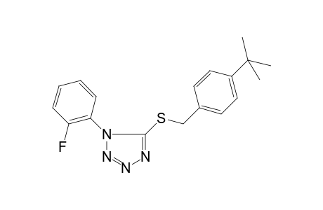 Tetrazole, 1-(2-fluorophenyl)-5-[4-(1,1-dimethylethyl)benzylthio]-