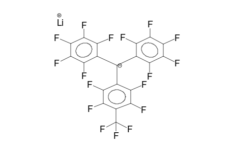 BIS(PENTAFLUOROPHENYL)-4-TRIFLUOROMETHYL-2,3,5,6-TETRAFLUOROPHENYLMETHANE, LITHIUM SALT