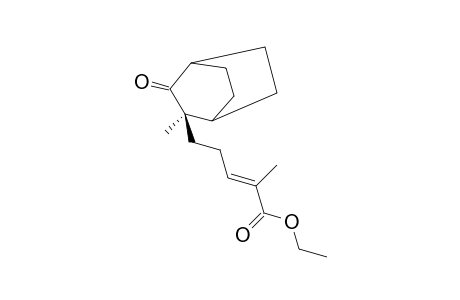 5-(3-OXO-2-METHYL-BICYCLO-[2.2.2]-OCT-2-YL)-2-METHYL-2-PENTENOIC-ACID-ETHYLESTER