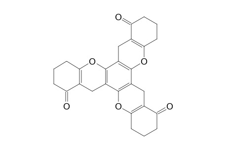 2,3,4,6,8,9,10,12,14,15,16,18-Dodecahydro-5,11,17-trioxatrinaphthylene-1,7,13-trione