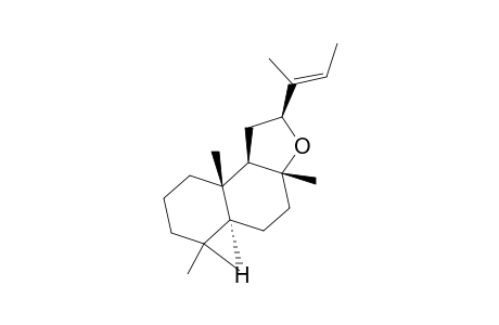 (2S,3aR,5aS,9aS,9bR)-2-[(E)-but-2-en-2-yl]-3a,6,6,9a-tetramethyl-2,4,5,5a,7,8,9,9b-octahydro-1H-benzo[e]benzofuran