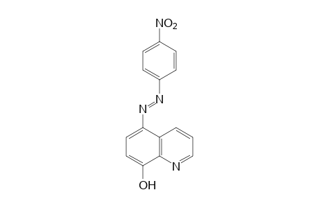 5-[(p-NITROPHENYL)AZO]-8-QUINOLINOL