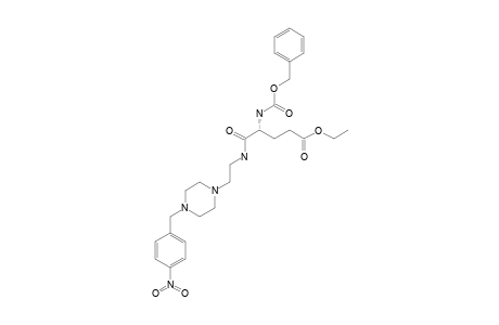 1-[N-(4-NITROPHENYLMETHYL)-PIPERAZINYL-2-ETHYLAMIDO]-N-BENZYLOXY-CARBONYL-S-GLUTAMIC-ACID-5-ETHYLESTER