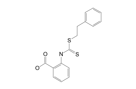 2-[[(2-PHENYLETHYL)-THIO]-THIOCARBONYLAMINO]-BENZOIC-ACID