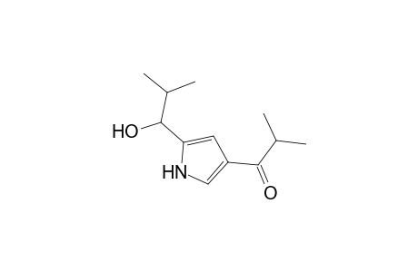 2-[1'-Hydroxyisobutyl)-4-isobutyryl)-1H-pyrrole