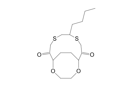 8-Butyl-1,4-tetramethylene-1,4-dioxa-7,10-dithiacyclododecane-5-12-dione