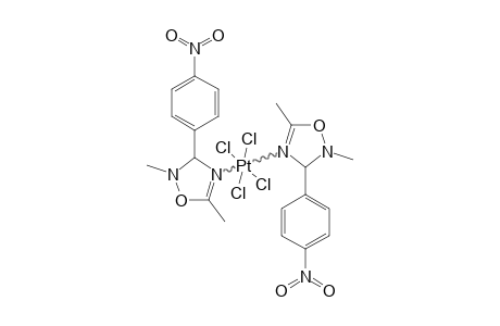 [PTCL4(N=C(ME)O-N(ME)-C(H)(P-C6H4NO2))2]