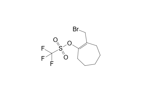 2-Bromomethylcyclohept-1-enyltrifluoromethanesulfonate