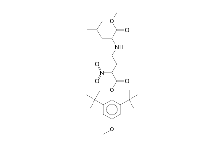 l-Leucine, N-[4-[2,6-bis(1,1-dimethylethyl)-4-methoxyphenoxy]-3-nitro-4-oxobutyl]-, methyl ester, (s)-