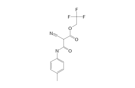 2-cyano-3-keto-3-[(4-methylphenyl)amino]propionic acid 2,2,2-trifluoroethyl ester