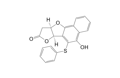 cis-5-Hydroxy-6-phenylsulfanyl-6b,9a-dihydrofuro[3,2-b]naphtho[2,1-d]furan-8(9H)-one