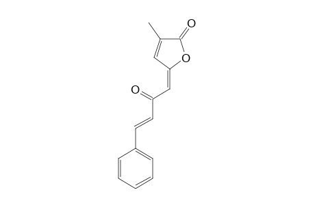 E-4-CINNAMOYLMETHYLIDENE-2-METHYLBUT-2-EN-4-OLIDE