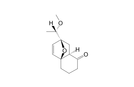 (C9-S*)-2H-2-(1'-Methoxyethyl)-2,4a-epoxy-( 8a.beta.,4a.alpha).-1,8a,5,6,7,8-hexahydronaphthalen-8-one