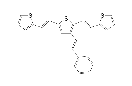 (E,E,E)-2,5-Bis(2-thie-2-ylvinyl)-3-(2-phenylvinyl)thiophene