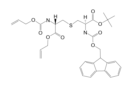 3-[(R)-2-TERT.-BUTOXYCARBONYL-2-(FLUOREN-9-YLMETHOXYCARBONYLAMINO)-ETHYLSULFANYL]-(S)-2-(ALLYLOXYCARBONYLAMINO)-PROPIONIC-ACID-ALLYLESTER