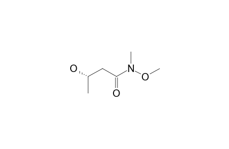 (S)-N-METHOXY-N-METHYL-3-HYDROXY-BUTYRAMIDE