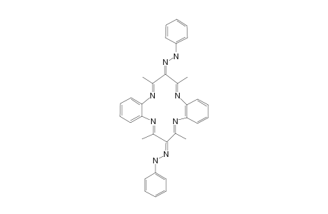 7,16-BIS-(PHENYLAZO)-6,8,15,17-TETRAMETHLYDIBENZO-[B,I]-[1,4,8,11]-TETRAAZACYCLOTETRADECINE