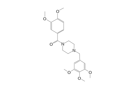 1-(3,4-dimethoxybenzoyl)-4-(3,4,5-trimethoxybenzyl)piperazine