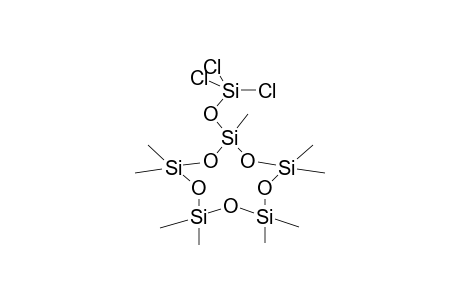 2-TRICHLOROSILYLOXY-2,4,4,6,6,8,8,10,10-NONAMETHYLCYCLOPENTASILOXANE