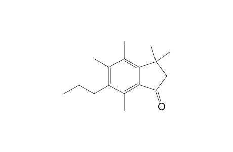 3,3,4,5,7-PENTAMETHYL-6-N-PROPYL-1-INDANONE