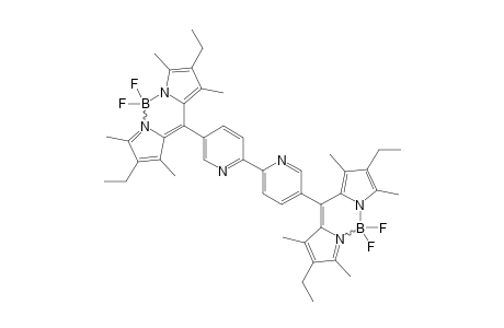 (2',2''-BIPYRIDIN-5',5''-YL)-BIS-[4,4-DIFLUORO-8-(1,3,5,7-TETRAMETHYL-2,6-DIETHYL-4-BORA-3A,4A-DIAZA-S-INDACENE)]