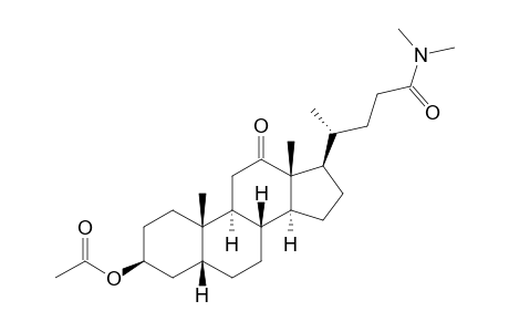 N,N-DIMETHYL-3-ACETOXY-12-OXO-7-DEOXY-CHOLIC-AMIDE