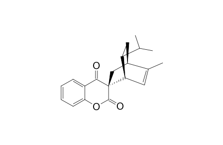 (3R,1'S,4'R,7'R)-5'-METHYL-7'-(1-METHYLETHYL)-SPIRO-[2H,4H-[1]-BENZOPYRAN-3,2'-BICYClO-[2.2.2]-OCT-5'-ENE]-2,4-DIONE