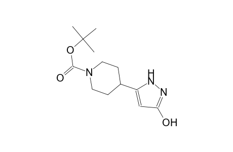 tert-butyl 4-(3-hydroxy-1H-pyrazol-5-yl)-1-piperidinecarboxylate