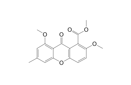 2,8-DIMETHOXY-6-METHYL-9-OXO-9H-XANTHENE-1-CARBOXYLIC-ACID-METHYLESTER