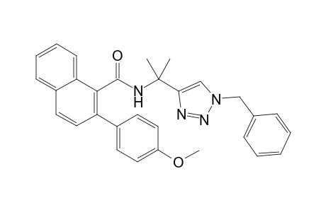 N-(2-(1-Benzyl-1H-1,2,3-triazol-4-yl)propan-2-yl)-2-(4-methoxyphenyl)-1-naphthamide