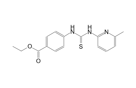 ethyl 4-({[(6-methyl-2-pyridinyl)amino]carbothioyl}amino)benzoate